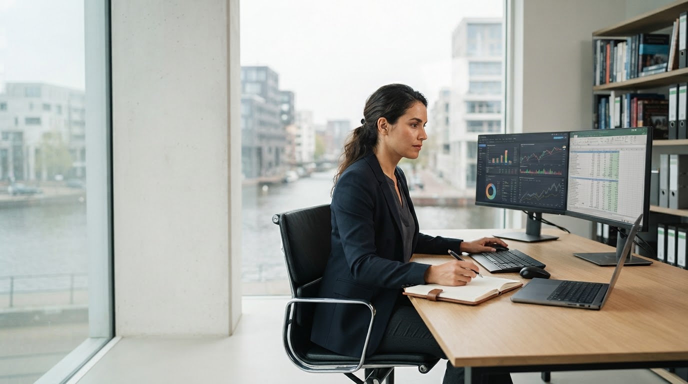 Nobel Rendiek interface met realtime marktdata en risicoanalyse